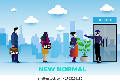 New Normal Ripping Your Mask Off Stock Illustration 1769855549