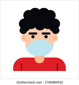 New Normal Style Avatar icon for mobile or website