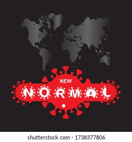 La nueva ilustración vectorial de tipografía normal se puede usar para carteles de decoración de carteles de diseño de fondo de camiseta.