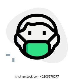 Neue Normalität beim Tragen von Gesichtsmasken zur Vermeidung einer durch Coronavirus ansteckenden Erkrankung