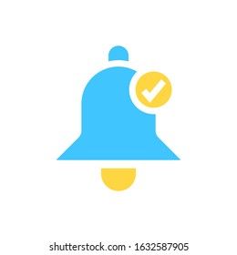 new notification flat vector icon - ui icon vector
