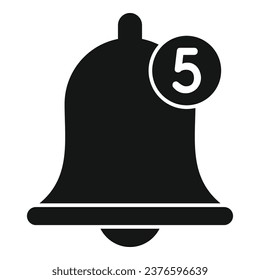 New notification icon simple vector. Social media. Business chat