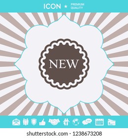 New offer icon. Graphic elements for your design