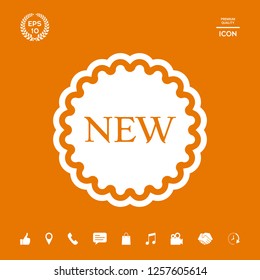 New offer icon. Graphic elements for your design