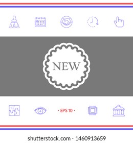 New offer icon. Graphic elements for your design