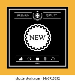 New offer icon. Graphic elements for your design