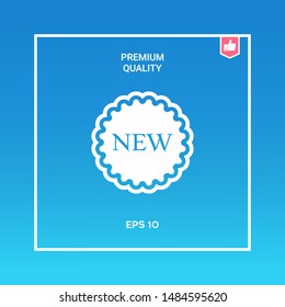 New offer icon. Graphic elements for your design