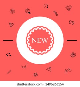 New offer icon. Graphic elements for your design