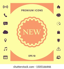 New offer icon. Graphic elements for your design