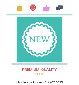 New offer icon. Graphic elements for your design