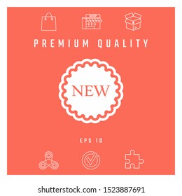 New offer icon. Graphic elements for your design
