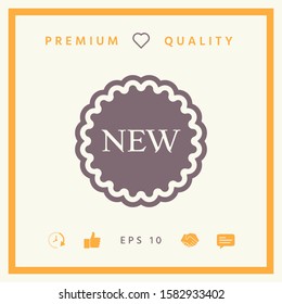 New offer icon. Graphic elements for your design