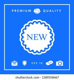 New offer icon. Graphic elements for your design