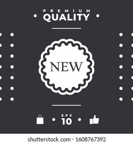 New offer icon. Graphic elements for your design