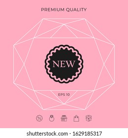 New offer icon. Graphic elements for your design