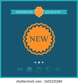 New offer icon. Graphic elements for your design
