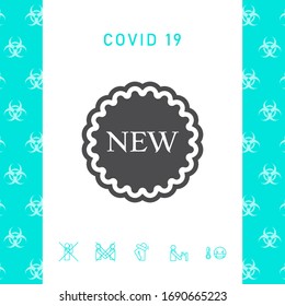 New offer icon. Graphic elements for your design