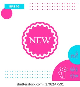 Icono de nueva oferta. Elementos gráficos para el diseño