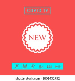 New offer icon. Graphic elements for your design