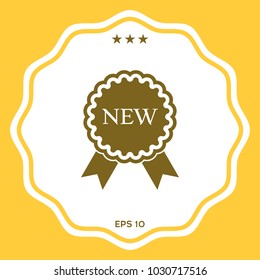 New offer icon with ribbons