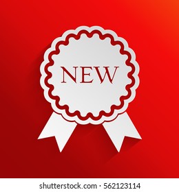 New offer icon with ribbons