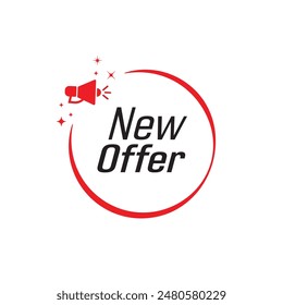 new offer text information sign