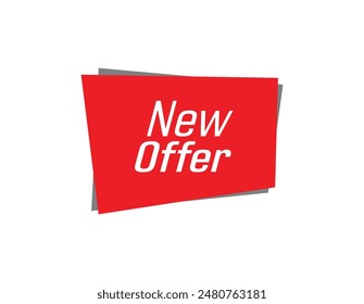 Hinweiszeichen für neues Angebot