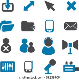 nuevos carteles de oficina establecidos #4. vector