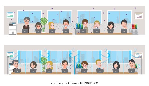 New office style, office infection control,