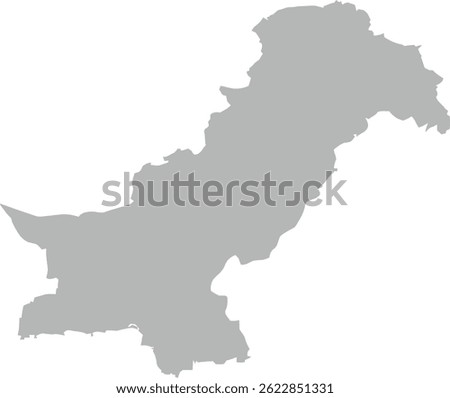 New Official Map of Pakistan Including Kashmir Region with Flag in it