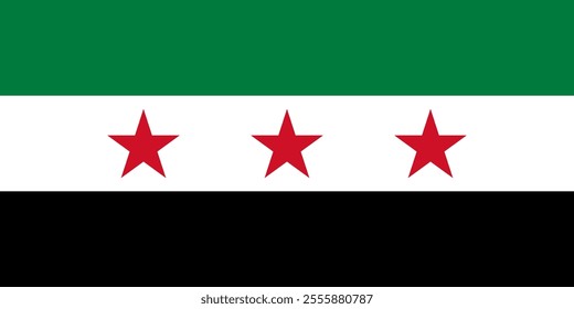 New Official Syria Flag 2024