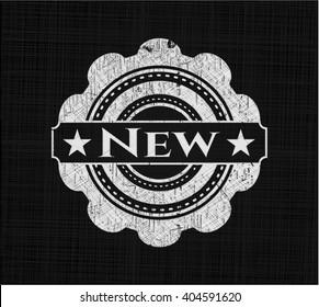 New on chalkboard