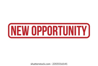 New Opportunity rubber grunge stamp seal vector