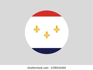 New Orleans city flag emblem symbol Lousiana