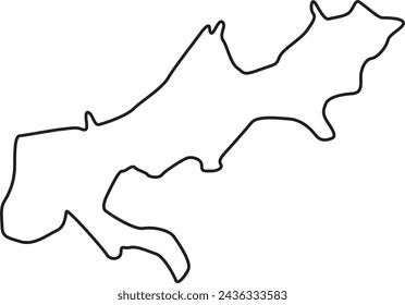 new orleans map, new orleans vector, new orleans outline, new orleans