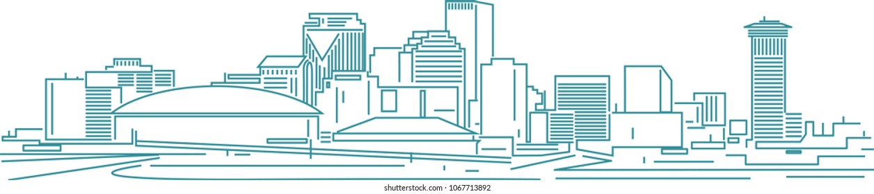 New Orleans Skyline