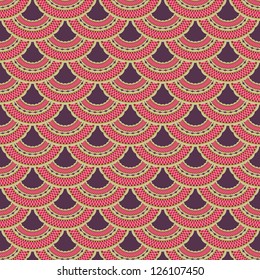 new ornamental seamless pattern with old style elements can use like vintage background