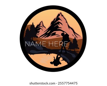 New outdoor logo design template 