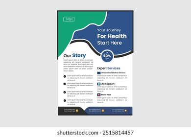 New Own Concept  Medical Health flayer design 