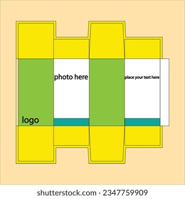 New packet design vector template
