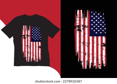 New patriot American flag T shirt 