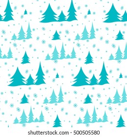 New pattern of Christmas trees