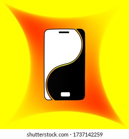 New phone model. Stylish design.