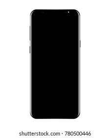 new phone vector drawing high detail isolated on white background