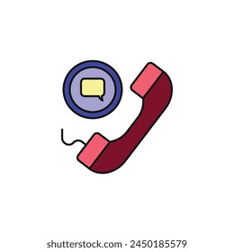 nuevo icono de tipo de Vector de teléfono