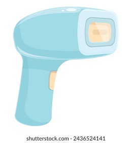 New photo epilator icon cartoon vector. Cream tool cosmetic. Salon device