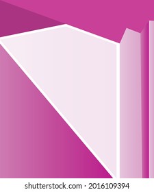 New pink color poster design template