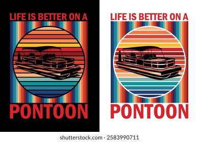 new pontoon t shirt design