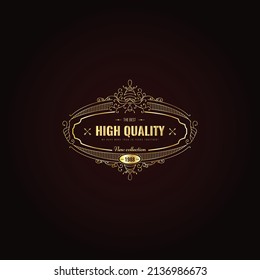 New Premium Luxury Logo template Design in vector for Real estate, building, Restaurant, Royalty, Boutique, Cafe, Hotel, Heraldic, Jewelry, Fashion and other vector illustration
