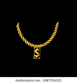 Neue Premium-Vektorgrafik | Hip Hop Schmuck Kette Vektorgrafik Symbol 